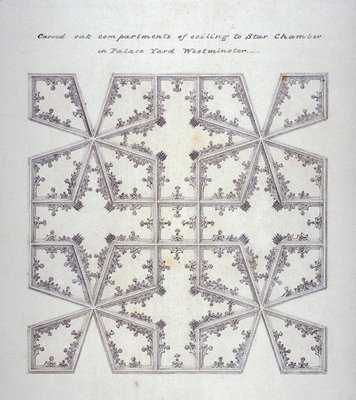 Drawing-of-Star-Chamber-ceiling-burnt-down-in-1834