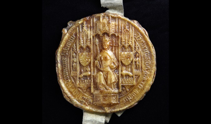 The-Great-Seal-of-Henry-VII-held-by-the-Lord-Keeper