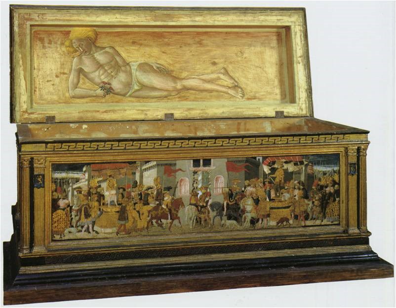 Image Of A Turin Bridal Chest Or Cassone