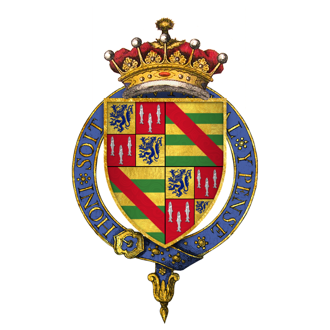 Coat of arms of Sir Henry Percy 4th Earl of Northumberland KG