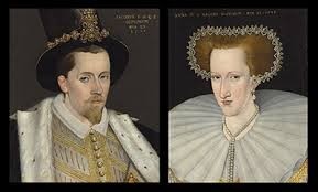 James Vi And I And Queen Anna In Their Youth