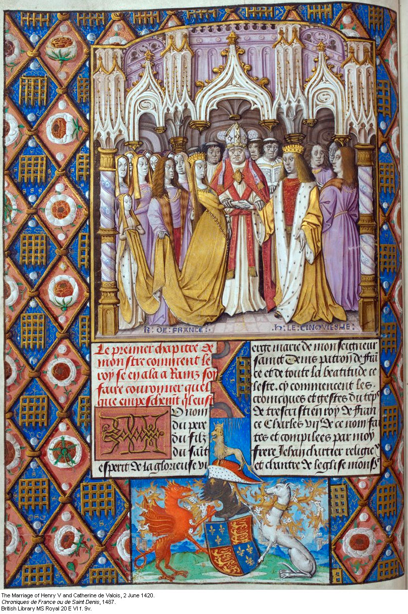 Catherine-de-Valois-marriage-to-Henry-V