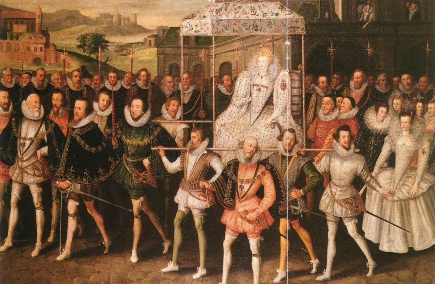 Elizabeth I In Procession By Robert Peake The Elder 2 Dimensional Copy Of A Work In The Public Domain In Country Of Origin