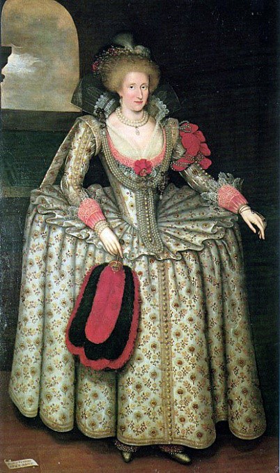 Marcus Gheeraerts The Younger Portrait Of Anne Of Denmark