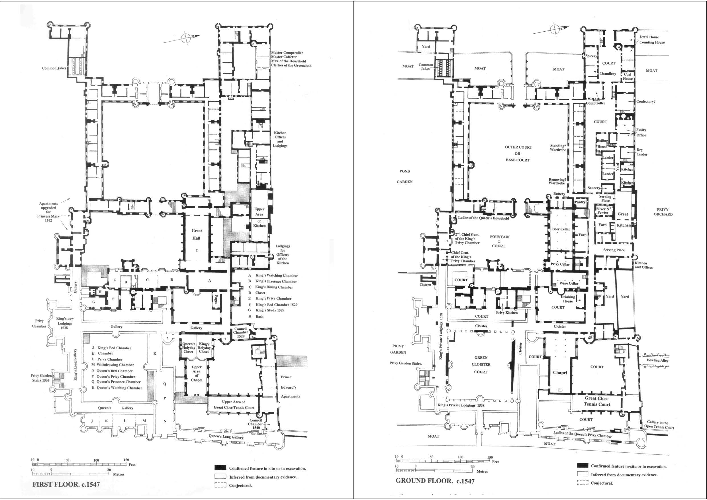 Tudor Times Floor Plans