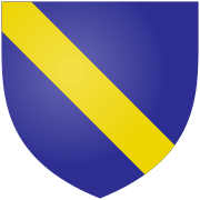 Arms-of-Scrope-of-Bolton-–-‘Azure-a-bend-Or’-by-Benjamin-D.-Esham-Licensed-under-Public-Domain-via-Wikimedia-Commons