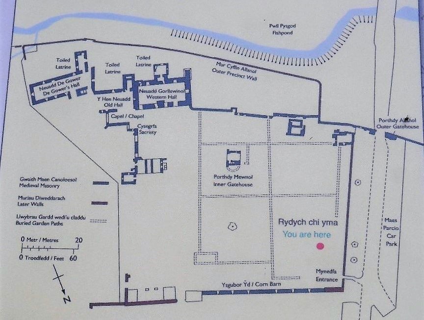 Lamphey Llandyfai Palace Layout 4