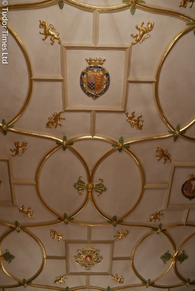 Roof Of Great Chamber Showing Howard Arms © Tudor Times Ltd 2016